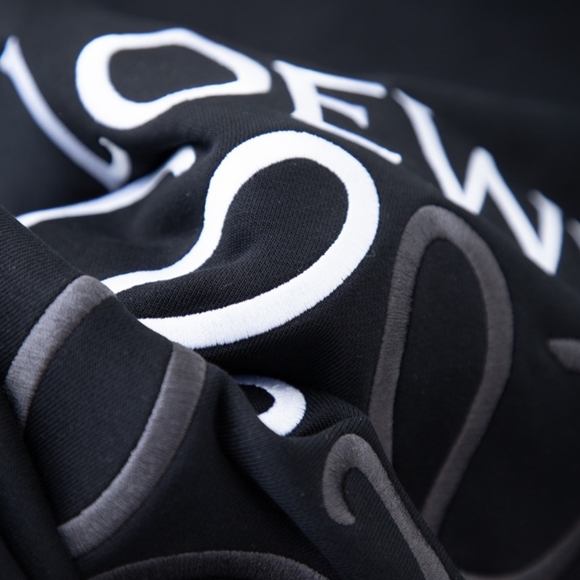 Loewe classic large logo embroidered crew neck sweatshirt - Picture 2 of 7